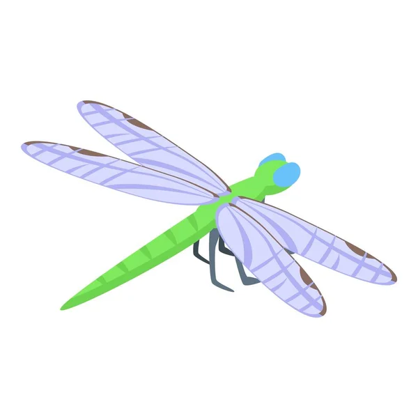 stock vector Insect dragonfly icon isometric vector. Flying wing. Summer insect