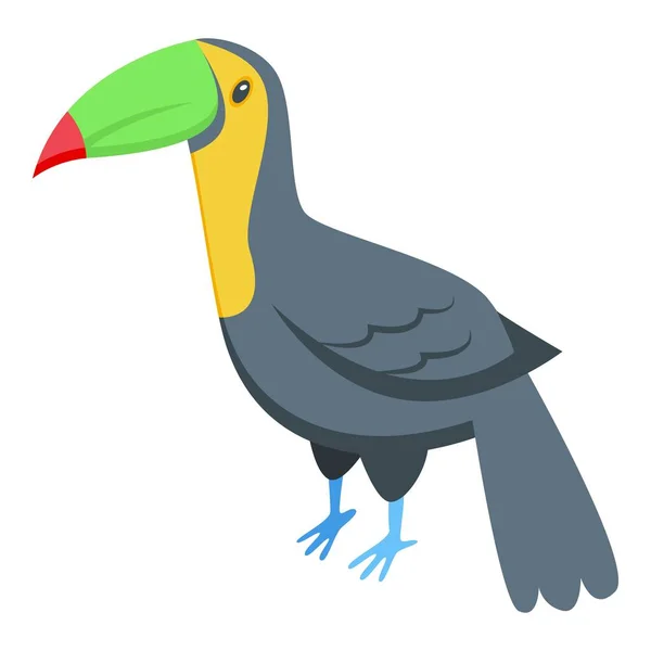 Toucan Fågel Ikon Isometrisk Vektor Nicaragua Reser Landsfrihet — Stock vektor