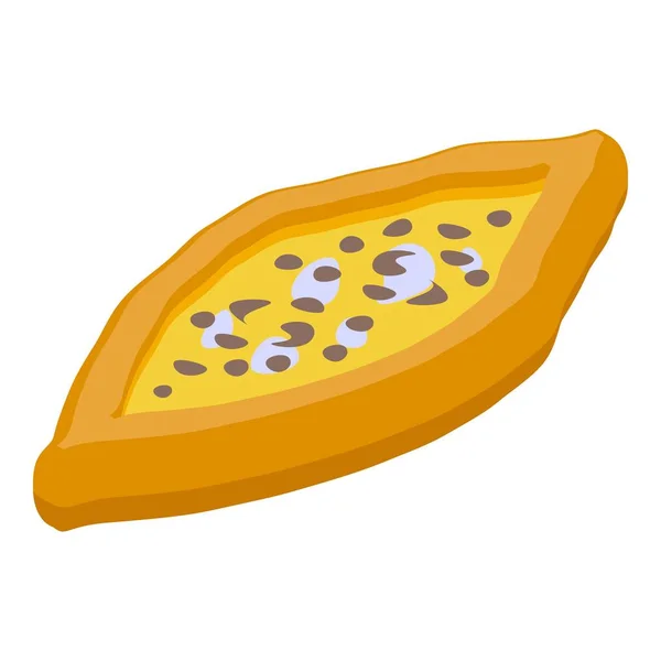 Icône Lasagne Vecteur Isométrique Nourriture Balkanique Menu Alimentaire — Image vectorielle