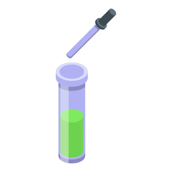 Dropper Steroid Icon Isometric Vector Sport Doping Medicine Drug — Stock Vector