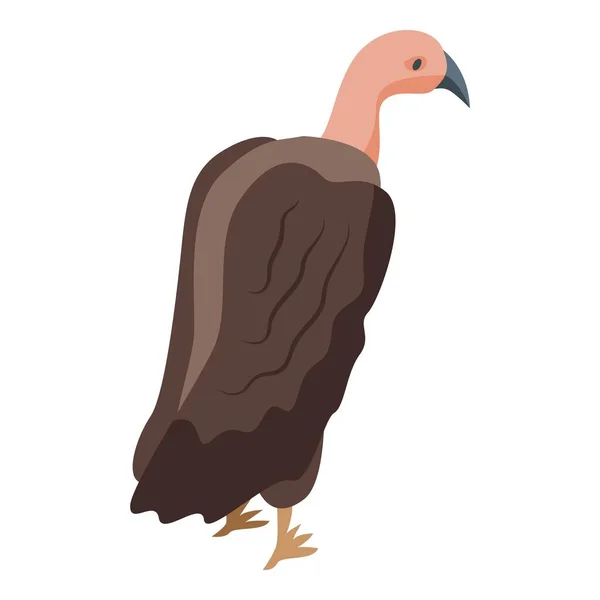 Griffon Icône Vecteur Isométrique Oiseau Vautour Forme Griffin — Image vectorielle