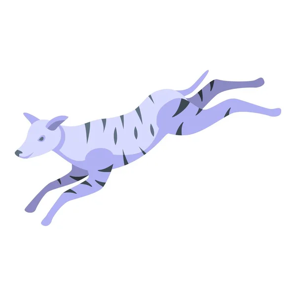 Ikona Tečkovaného Psa Izometrický Vektor Zvířata Domácí Psi — Stockový vektor