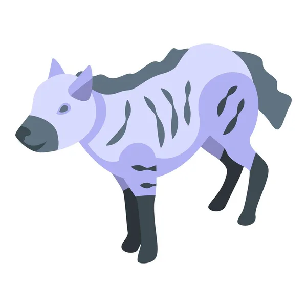 Izometrický Vektor Ikony Hyena Divoké Zvíře Přírodní Hyena — Stockový vektor