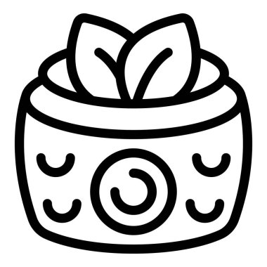 Plastik simge dış hat vektörünü yeniden kullan. Kimyasal kağıt. Çöp geri dönüşümü