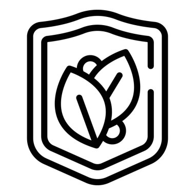 Eko kalkan simgesi ana hat vektörü. Enerji santrali. Güç geri dönüşümü