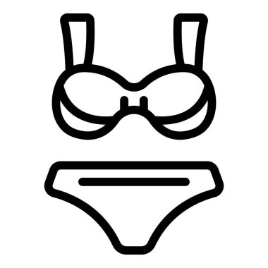 Mayo ikonu ana hatları vektörü. Su kayağı. Sörf teknesi