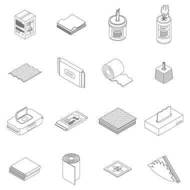 Doku simgesi. Beyaz arkaplan çizgisi üzerinde izole edilmiş ağ tasarımı için doku vektör simgesinin izdüşümü