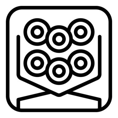 Buzdolabı şarap şişesi ikonu ana hatları vektörü. Mahzen barı. Şaraphane yemeği.