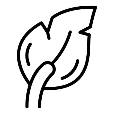 Hafif tüy ikonu dış hat vektörü. Tıbbi pamuk. Yün sağlığı