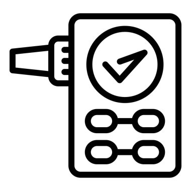 Temiz dezenfekte ikonu ana hat vektörü. El spreyi. Sabun virüsü