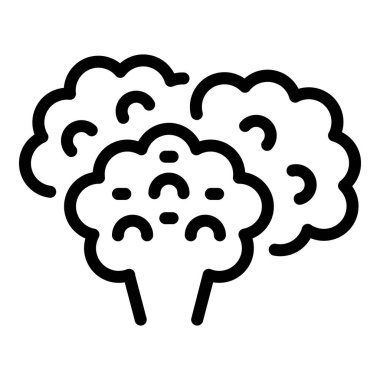 Dezenfekte sprey ikonu ana hatları vektörü. Temiz sprey. Önleme sıvısı