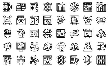 Trafik yönetim simgeleri ana hatları belirledi. Sosyal denetim. Hedef ışık