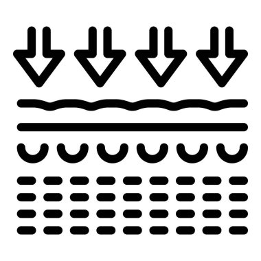 Collagen treatment icon outline vector. Beauty care. Serum cosmetic