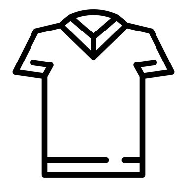 Men shirt icon outline vector. Top fashion. Front sleeve