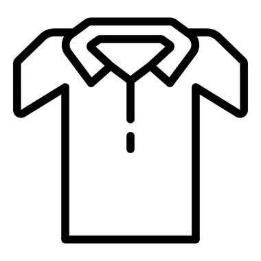 Shirt icon outline vector. Fashion top. Sport men