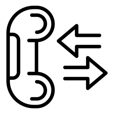 Aid call icon outline vector. World person. Medical map