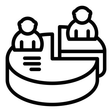 Nüfus grafik taslak vektörü. İnsan takımı. Çizelge eğilimi