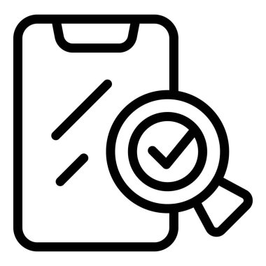 Akıllı telefon garanti belgesi ana hatları vektörü. Kart etiketi. Para sertifikası