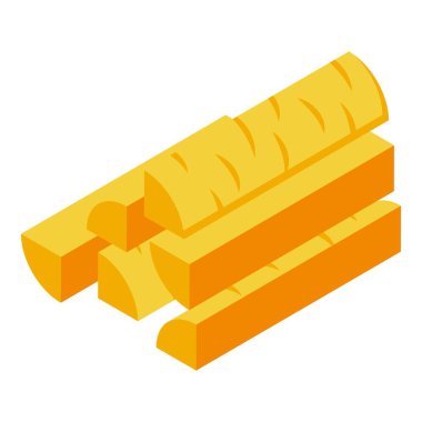 Fresh clean carrot icon isometric vector. Juice food. Drink organic