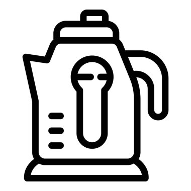 Vintage kettle icon outline vector. Water hot. Modern steam