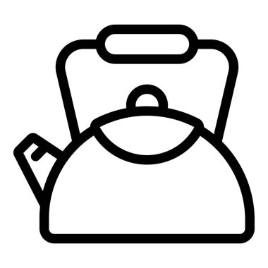 Kitchenware kettle icon outline vector. Water electric. Steam boiler