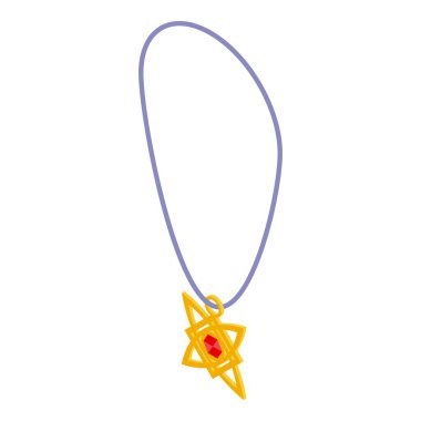 Altın muska ikon izometrik vektörü. Sihir oyunu. Göz damgası