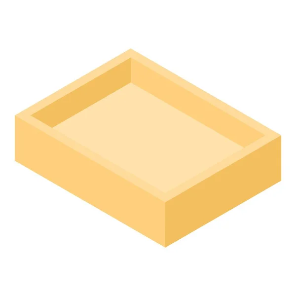 Yellow Roof Icon Isometric Vector New Yellow Roof Residential Building — Stock Vector