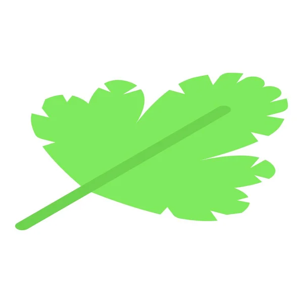 Petersilienblatt Symbol Isometrischen Vektor Pflanzennahrung Naturgemüse — Stockvektor