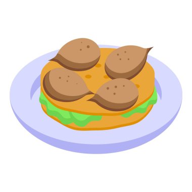 Jordan fındık ikonu izometrik vektörü. Ulusal ülke. Şehir tatili