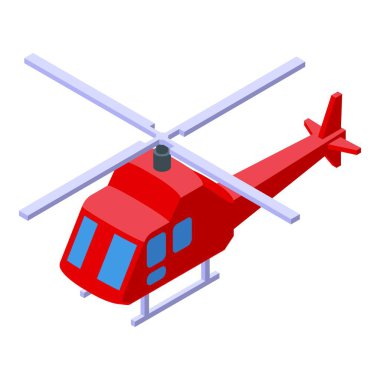 Rc helikopter ikonu izometrik vektörü. Uzaktan kumanda. Dijital model