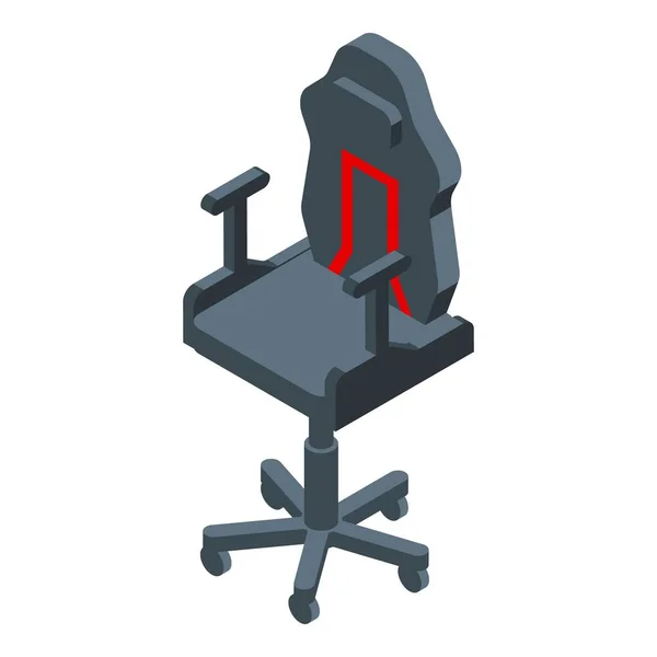 Ikona Tylnego Siedzenia Wektor Izometryczny Monitor Komputerowy Sport Biznes — Wektor stockowy