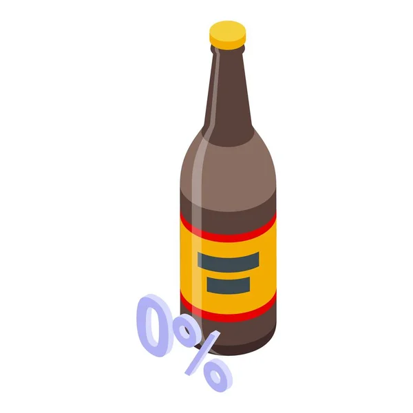 Alkoholfreies Bier Limonade Symbol Isometrischen Vektor Getränkebar Vorhanden Wasserparty — Stockvektor