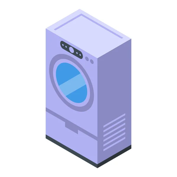 Das Symbol Der Waschmaschine Isometrischer Vektor Wartungsindustrie Wasserleitung — Stockvektor