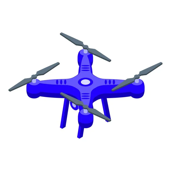 Drone Icona Vettore Isometrico Telecomando Giocattolo Radio — Vettoriale Stock