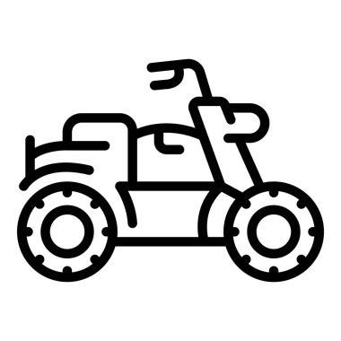 Helikopter simgesi ana hat vektörü. Güvenlik teçhizatı. Mükemmel moto.