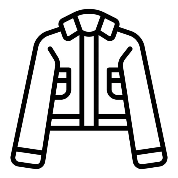 Sport Gear Icon Outline Vector Biker Clothes Fashion Bike — Stock Vector