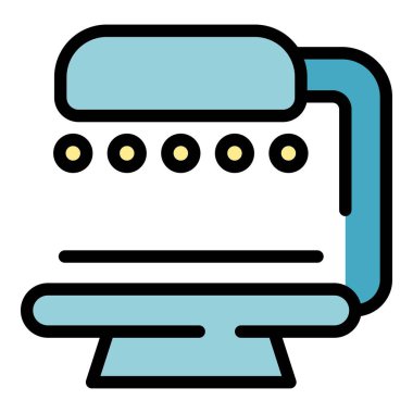 Ultraviyole solaryum ikonu. Beyaz arkaplan renklerinde izole edilmiş web tasarımı için ultraviyole solaryum vektör simgesi
