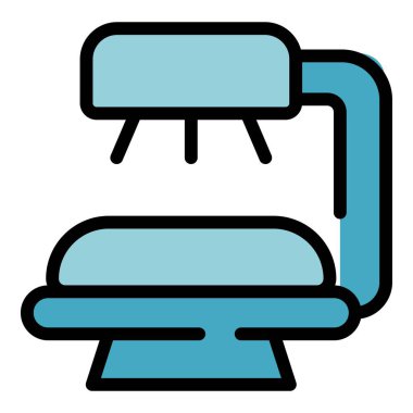 Sıcak solaryum ikonu. Beyaz arkaplan rengi üzerinde izole edilmiş web tasarımı için sıcak solaryum vektör simgesi taslağı