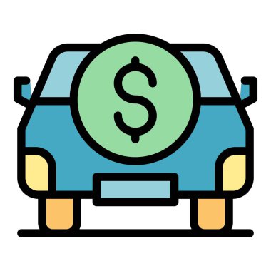 Otomatik simge alınıyor. Beyaz arkaplan renklerinde izole edilmiş web tasarımı için otomatik vektör simgesi alınıyor