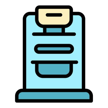 Göğüs radyografisi ikonu. Beyaz arkaplan renginde izole edilmiş web tasarımı için meme radyografisi vektör simgesi