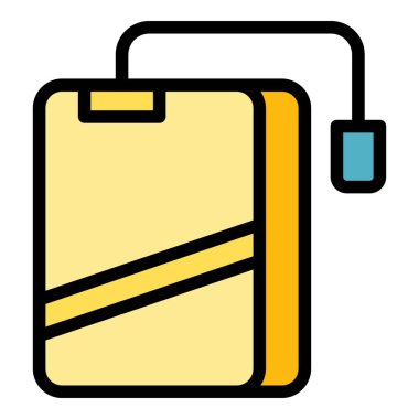 Yedek teknoloji ikonu. Beyaz arkaplan rengi üzerinde izole edilmiş web tasarımı için Ana Hattı Yedekleme teknolojisi vektör simgesi