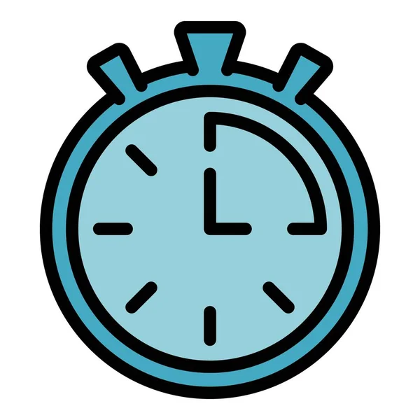 Icono Del Cronómetro Solarium Esquema Solarium Stopwatch Vector Icono Para — Archivo Imágenes Vectoriales