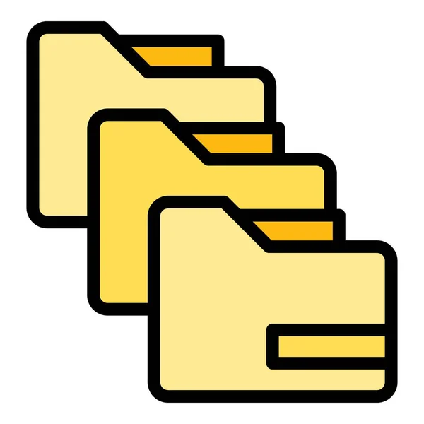 Folder Backup Icon Outline Folder Backup Vector Icon Web Design — Stock Vector