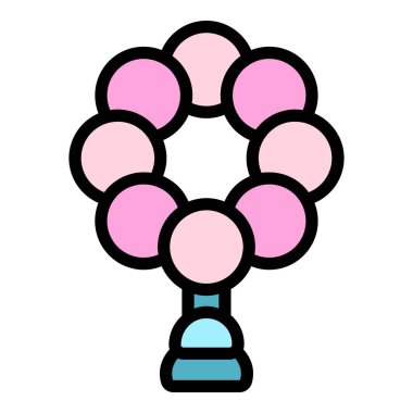 Meditasyon aracı simgesi. Beyaz arkaplan rengi üzerinde izole edilmiş web tasarımı için ana hatlı meditasyon aracı vektör simgesi