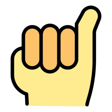 Parmak yaralanması ikonu. Beyaz arkaplan renginde izole edilmiş web tasarımı için Finger yaralanma vektör simgesi