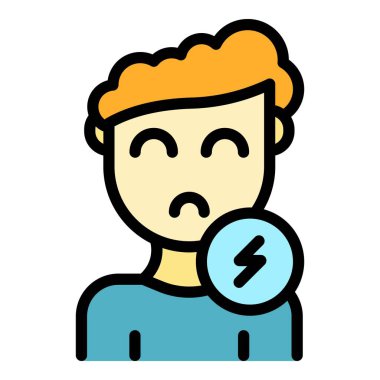 Boğaz ağrısı ikonu. Beyaz arkaplan renginde izole edilmiş web tasarımı için ana boğaz ağrısı vektörü simgesi