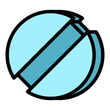 Öksürük pastili ikonu. Beyaz arkaplan renginde izole edilmiş web tasarımı için öksürük pastili vektör simgesi