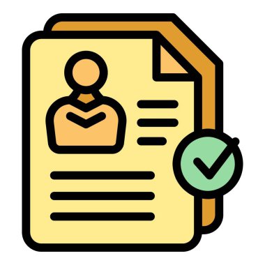 CV yöneticisi simgesi. Beyaz arkaplan renginde izole edilmiş web tasarımı için Cv yönetici vektör simgesi