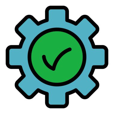 Uyum simgesi. Beyaz arkaplan rengi üzerinde izole edilmiş web tasarımı için ana uyumluluk vektör simgesi