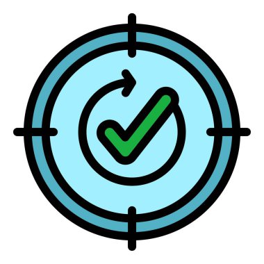 Üretkenlik simgesi. Beyaz arkaplan rengi üzerinde izole edilmiş web tasarımı için özet üretkenlik vektörü simgesi